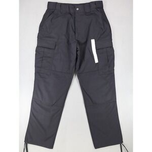 5.11‎ Tactical Pants Mens Large Regular TDU Ripstop Black 74003 Waist 35.5-39